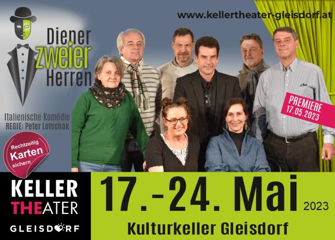 Diener zweier Herren 17.-24.05.2023 im Kulturkeller Gleisdorf